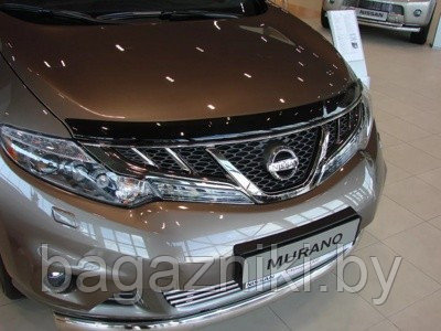 Дефлектор капота V-STAR Nissan Murano c 2008 - фото 1 - id-p162534059