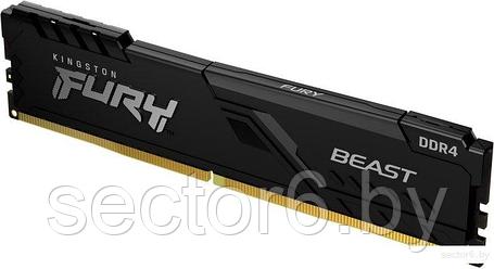 Оперативная память Kingston FURY Beast 2x8GB DDR4 PC4-25600 KF432C16BBK2/16, фото 2