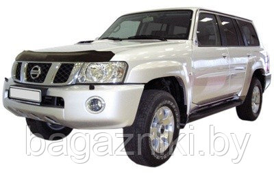 Дефлектор капота AirPlex Nissan Patrol 2004-2009. РАСПРОДАЖА