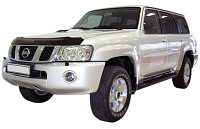 Дефлектор капота AirPlex Nissan Patrol 2004-2009. РАСПРОДАЖА