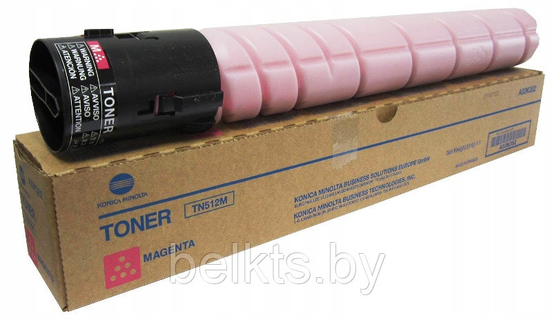 Картридж для Konica Minolta Bizhub C454/C554 Magenta TN-512M (ОРИГ)