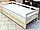 Кровать детская массив Норка с бортиком и ящиками, фото 2