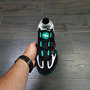Кроссовки Adidas Niteball Black Green Aqua, фото 4