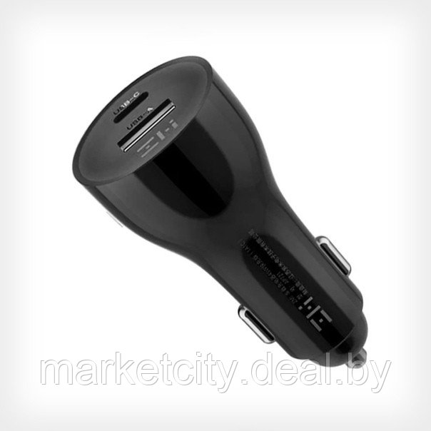 Автомобильное зарядное устройство Xiaomi ZMI Metal Car Charger 45W Dual Port USB/Type-C AP721 - фото 8 - id-p162593235