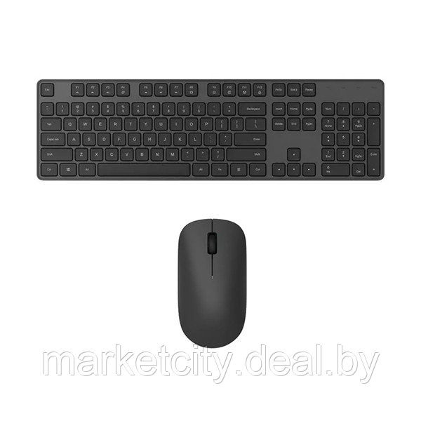 Клавиатура и мышь Xiaomi Mi Wireless Keyboard and Mouse Combo Black WXJS01YM - фото 9 - id-p162599337