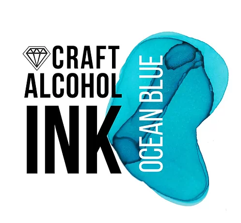 Спиртовые чернила Craft INK Ocean Blue (Бирюзовый) 20мл - фото 1 - id-p162599559