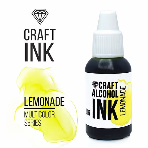 Спиртовые чернила Craft INK Lemonade 20мл - фото 2 - id-p162599902
