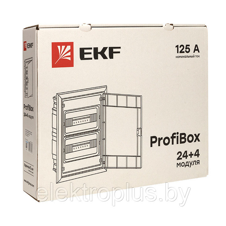 Щит распределительный встраиваемый "ProfiBox" 24+4 модуля IP41 EKF PROxima - фото 8 - id-p162600453