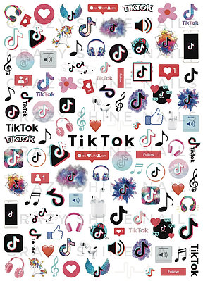 Слайдер Tik Tok Crazy Shine Nails (размер 10 x 14)