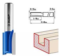 ЗУБР 20x19мм, хвостовик 8мм, фреза пазовая прямая