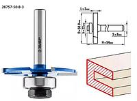 Фреза горизонтально-пазовая, D= 50,8мм, высота-3мм, хв.-8мм, d-22мм, ЗУБР Профессионал