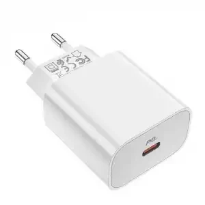 Сетевое зарядное устройство HOCO C76A Plus Белый (iOS Lightning, USB PD20W, 3000mA) - фото 3 - id-p162633672