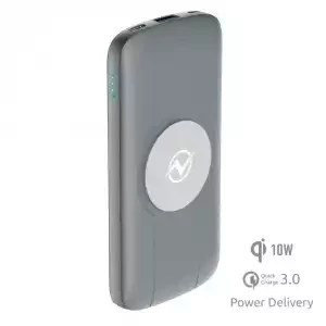 Портативный аккумулятор OLMIO QW-10 (10000mAh, серый) - фото 3 - id-p162633677