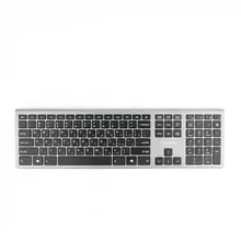 Беспроводная бесшумная клавиатура Gembird KBW-1 (109 кл., м/медиа, ножничный механизм)