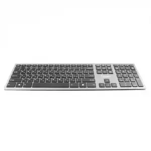 Беспроводная бесшумная клавиатура Gembird KBW-1 (109 кл., м/медиа, ножничный механизм) - фото 2 - id-p162636137