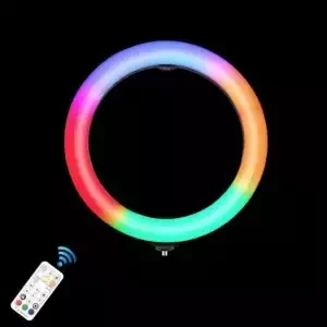 Лампа кольцевидная RGB с триподом Огонек OG-SMH06 (26см) - фото 4 - id-p162634066