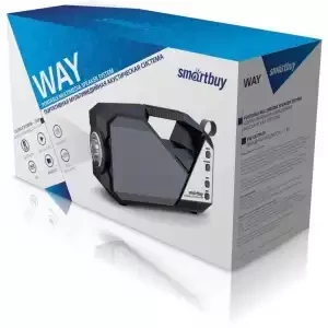 Портативная колонка Smartbuy WAY (5Вт, Bluetooth, MP3, FM-радио, черная) - фото 2 - id-p162634145