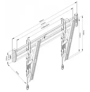 Кронштейн для LCD/LED NB C3-T (40-65) - фото 4 - id-p162636403