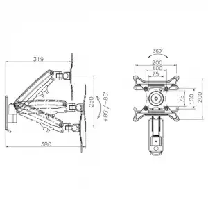 Кронштейн для LCD/LED NB F425 (27-45) - фото 3 - id-p162636415