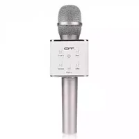 Микрофон Орбита OT-ERM04 Серебро (Bluetooth, динамики, USB)