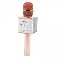 Микрофон Орбита OT-ERM04 Розовый (Bluetooth, динамики, USB)