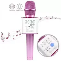 Микрофон Орбита OT-ERM05 Фиолетовый (Bluetooth, динамики, USB)