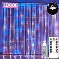 Гирлянда-штора Огонек OG-LDG08 LED (3х3м,300 ламп, RGB)