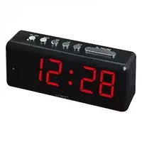 Электронные часы VST762-1 (Красные цифры)