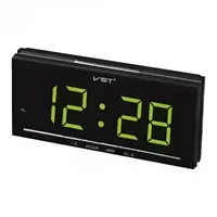 Электронные часы VST778-2 (Зеленые цифры)