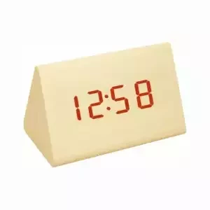 Электронные часы VST864-1 (Красные цифры, светло-коричневые) - фото 1 - id-p162636684