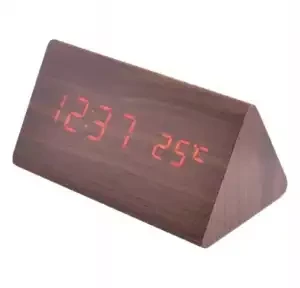 Электронные часы VST861-1 крас.цифры (ТЕМНО-коричневый) (без блока) - фото 1 - id-p162636688