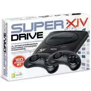 Sega Super Drive 14 (160-in-1) Black - фото 1 - id-p162634837