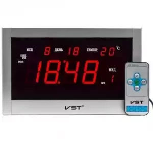 Электронные часы VST771T-1 (Красные цифры) - фото 1 - id-p162636742