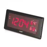 Электронные часы VST795S-1 (Красные цифры)
