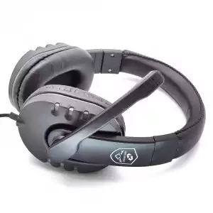 Наушники мониторные с микрофоном KADUM G14 черные (3.5 мм/USB) - фото 2 - id-p162634881