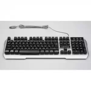 Игровая клавиатура Nakatomi KG-35U (серебристая) - фото 3 - id-p162634909