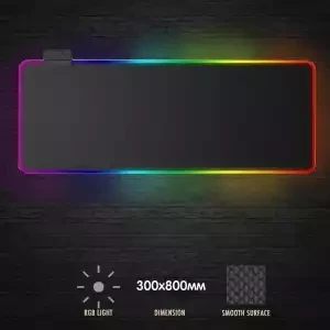 Коврик для мышки RGB Орбита OT-PCM54 (Черный,30*80 см) - фото 1 - id-p162635020