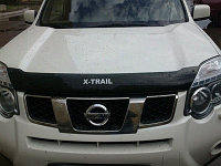 Дефлектор капота SIM Nissan X-Trail T31 2007-2014. РАСПРОДАЖА (сломан кончик)