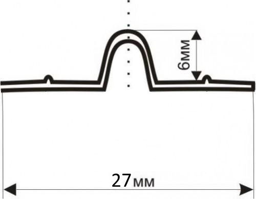 Маяк штукатурный 6мм х 2,5м УСИЛЕННЫЙ, t=0,4 мм - фото 5 - id-p162653345