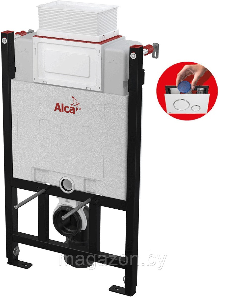 Alcaplast AM118/850 Скрытая система инсталляции для сухой установки, управление сверху или