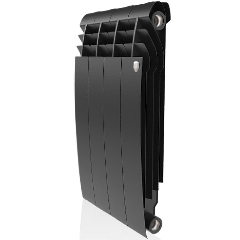Радиатор биметаллический Royal Thermo BiLiner 500 Noir Sable (4 секции) - фото 1 - id-p162667405