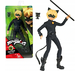 Кукла Леди Баг и Супер-кот ,Супер-кот с аксессуарами 27 см , Miraculous, 50002