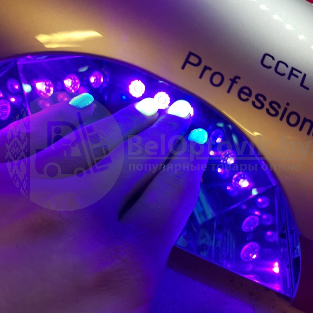 Гибридная лампа для маникюра Professional Nail 48 W CCFLLED Розовый корпус - фото 7 - id-p122502628