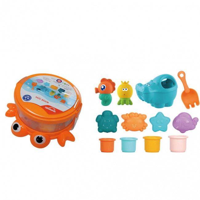 Набор игрушек для ванной Haunger Краб (12 элементов) HE0273 - фото 1 - id-p162729790