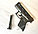 Пневматический  пистолет Глок-43 mini металлический затвор, фото 2