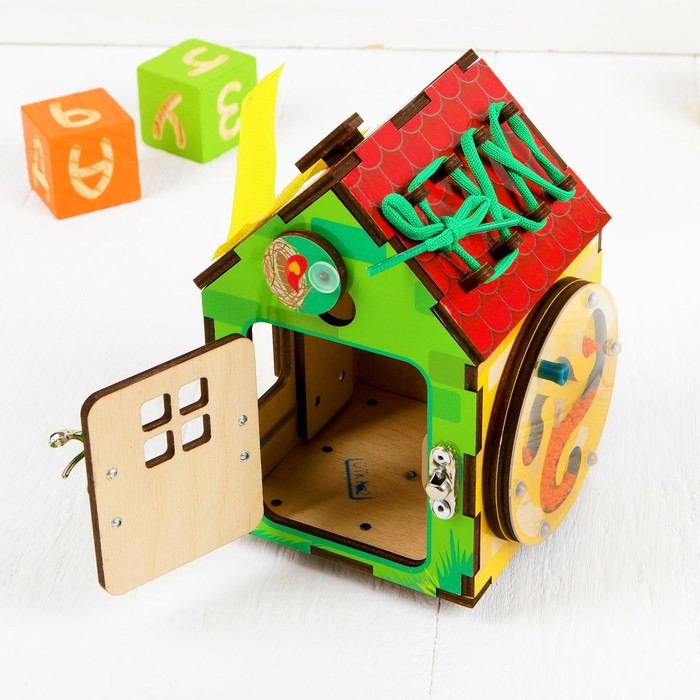 Развивающая игра для детей «Бизи-домик» МИКС - фото 3 - id-p162739858
