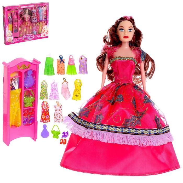 Кукла-модель «Анна» с набором платьев, с аксессуарами, цвета МИКС - фото 1 - id-p162752013