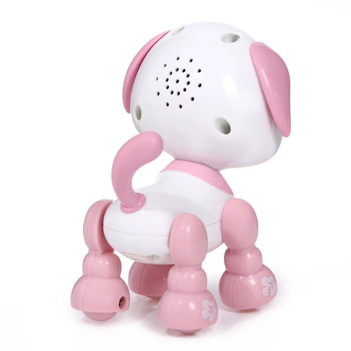 Робот-игрушка интерактивный «Умный дружок», звук, свет, цвет розовый - фото 3 - id-p162755259