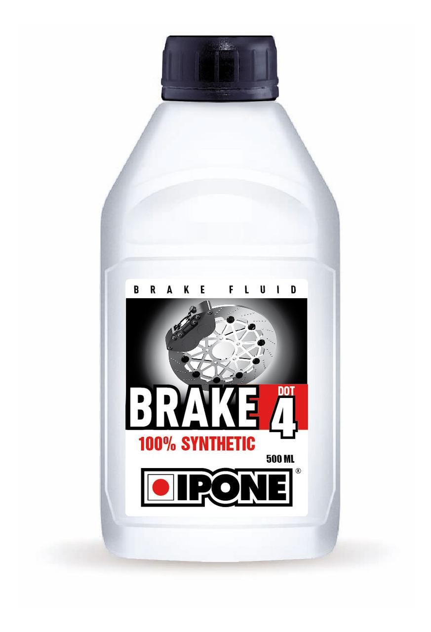 Тормозная жидкость IPONE BRAKE DOT 4, 100% Synthetic, 500 мл - фото 1 - id-p162649359