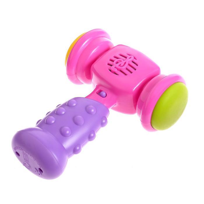 Развивающая музыкальная игрушка «Весёлый молоток», со световыми и звуковыми эффектами, цвета МИКС - фото 2 - id-p162753700